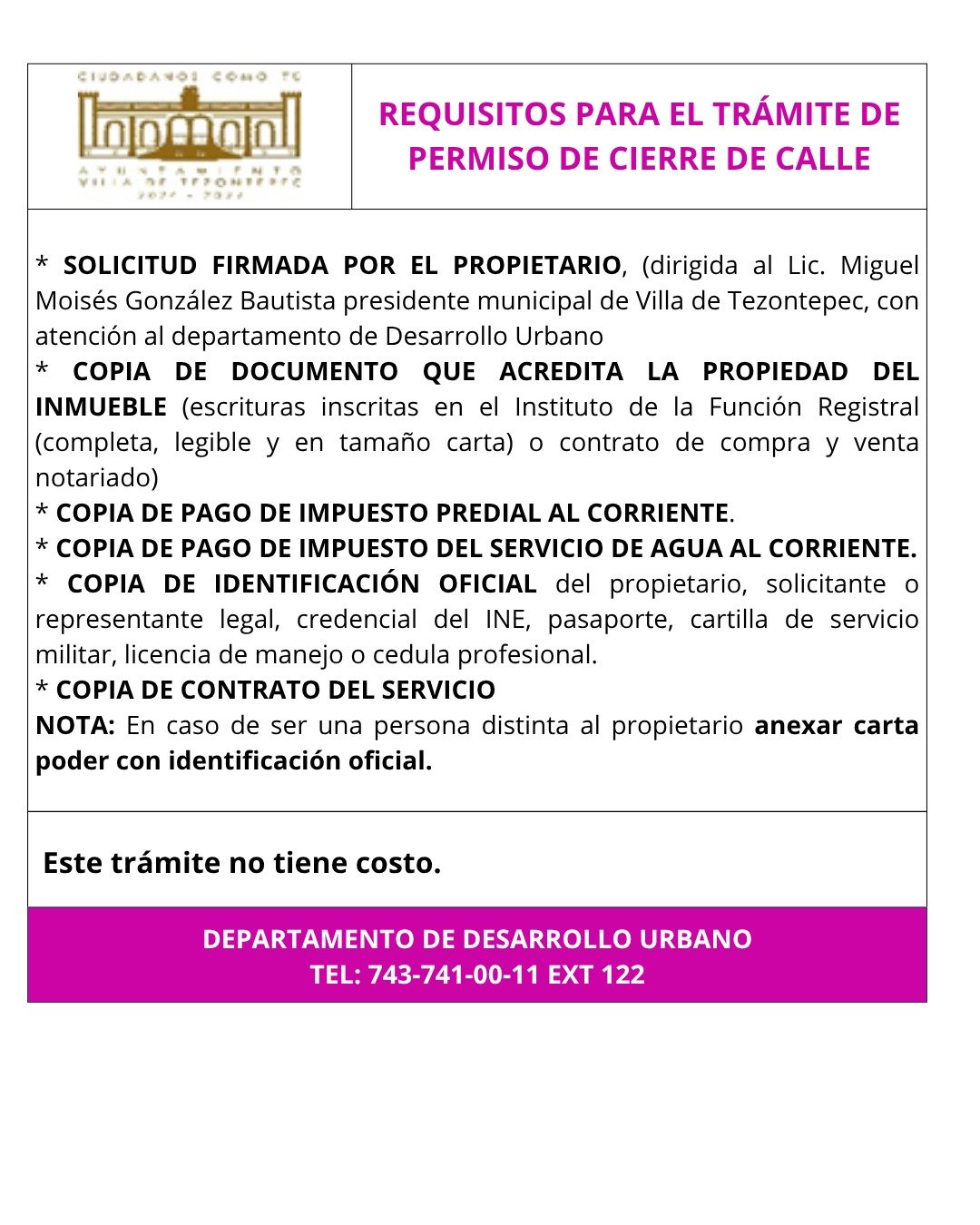 Vista previa: Constancia de no afectación de áreas verdes